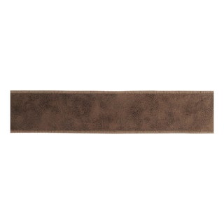 Distressed Faux Leather Wired Ribbon 2.5" x 5 Yds. For Sale
