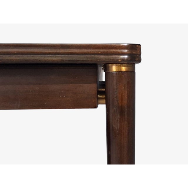 John Widdicomb, American Modern, Tambour Writing Desk, Walnut, Brass, Usa, 1960s For Sale - Image 11 of 13