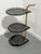 3-Tier Bar Trolley in Gold-Plated Metal and Smoked Glass, 1970 For Sale - Image 13 of 13