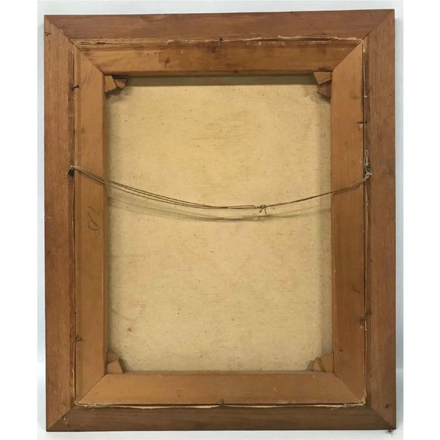 Portraiture 1950s Portrait of Young Boy Oil Painting For Sale - Image 3 of 4