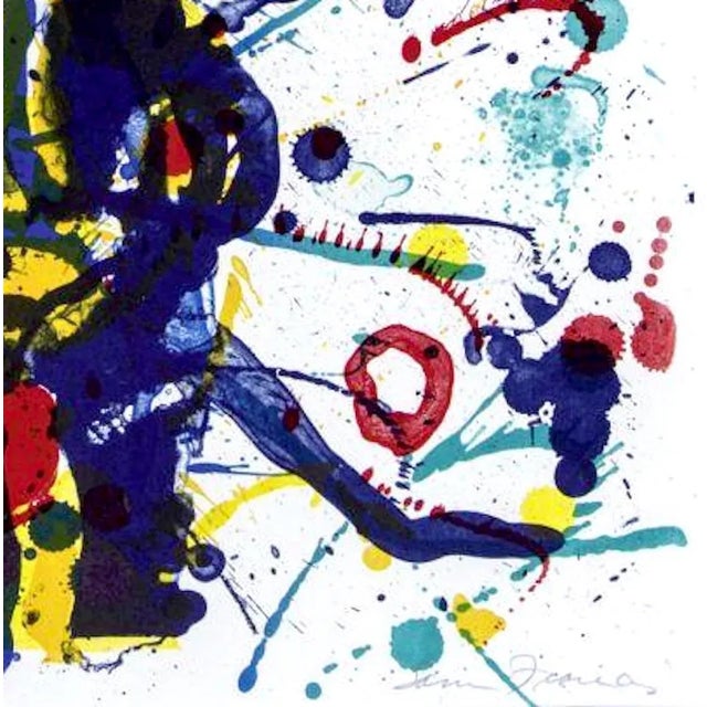 Untitled is an original contemporary artwork realized by sam francis in 1986 lithograph on bfk rives. Hand signed on the...