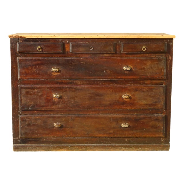 Antique Chest of Drawers in Beech, 1800s For Sale
