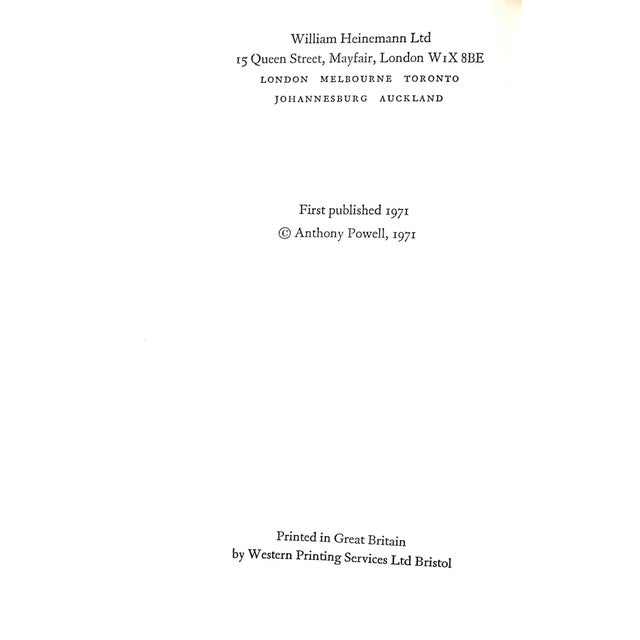 "Books Do Furnish a Room" 1971 Powell, Anthony For Sale - Image 4 of 6