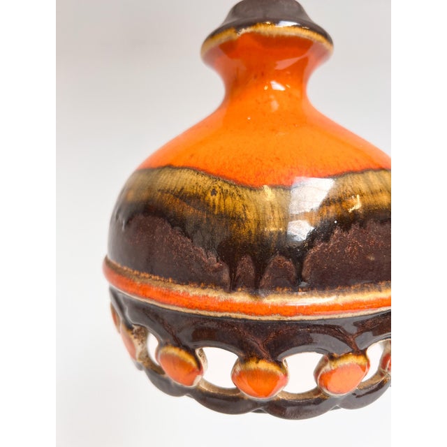 Vintage Ceramic Pendant Lamps from Pan Leuchten, 1970s, Set of 2 For Sale - Image 9 of 16