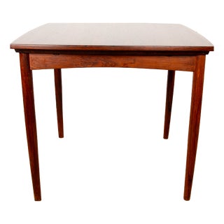 Danish Extendable Table in Rosewood and Felt by Carlo Jensen for Hundevad & Co, 1960 For Sale