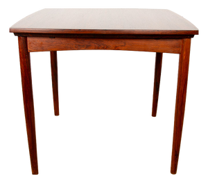 Danish Extendable Table in Rosewood and Felt by Carlo Jensen for Hundevad & Co, 1960