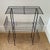 Ebony 1960s Wrought Iron Three-Tier Shelf or Etagere, After Tony Paul For Sale - Image 8 of 11