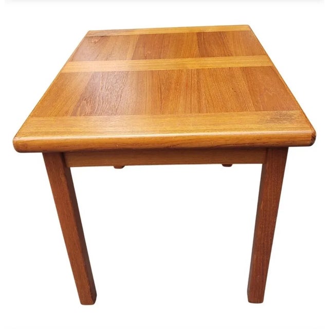Abj Denmark Danish Modern Teak Side Table For Sale - Image 4 of 8