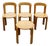 Stackable Chairs and Stool by Bruno Rey for Kusch+co, 1971, Set of 4 For Sale