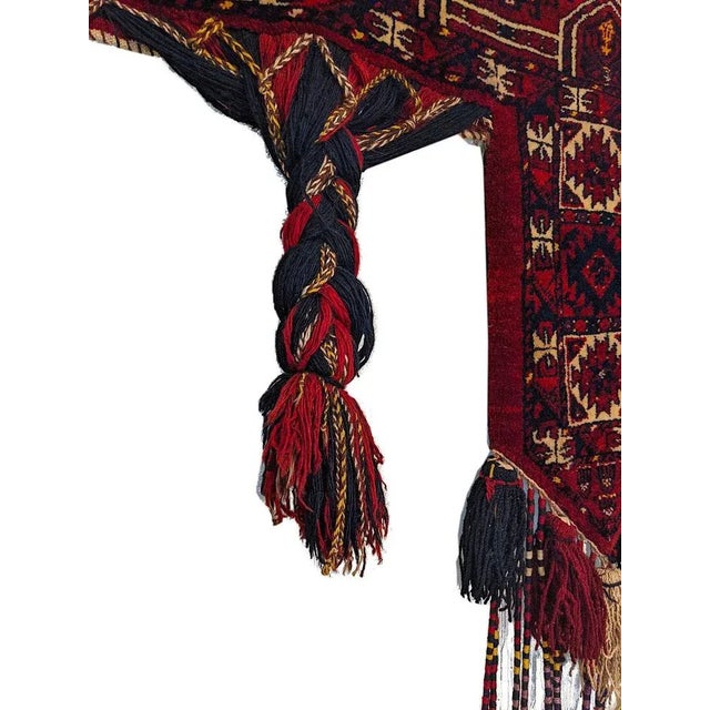 Textile Antik Ersari Kamuk Salor Gapylyk Jallar Paishar, 1910s For Sale - Image 7 of 13