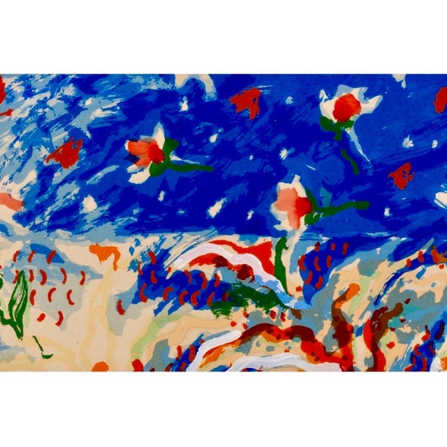 Robert Zakanitch, Huge Post Minimalist Pattern and Decoration Abstract Lithograph Robert Zakanitch, 1978 For Sale - Image 15 of 15