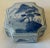 Vintage Chinoiserie Blue and White Lidded Ceramic Box For Sale - Image 10 of 12