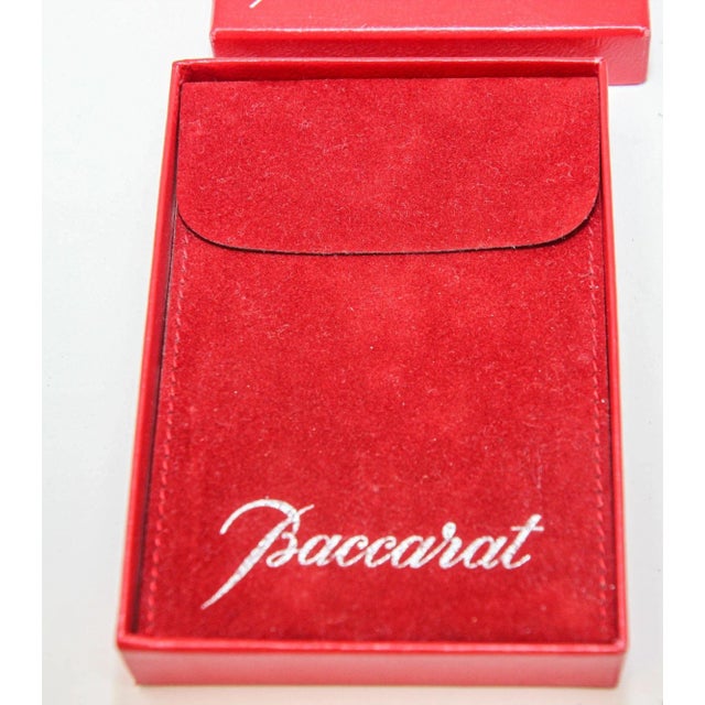 1984 Collectible Vintage Baccarat Crystal Ornament With Box
