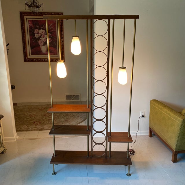Mid Century Modern Lighted Room Divider Chairish