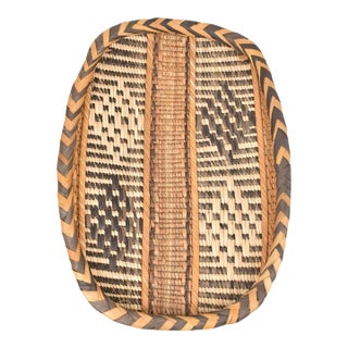 Early 20th Century Rectangular Gokwe Basket 13 Inch For Sale