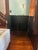 Crate & Barrel Fayette Blacck Nero Marquina Fluted Bar Cabinet For Sale - Image 9 of 11