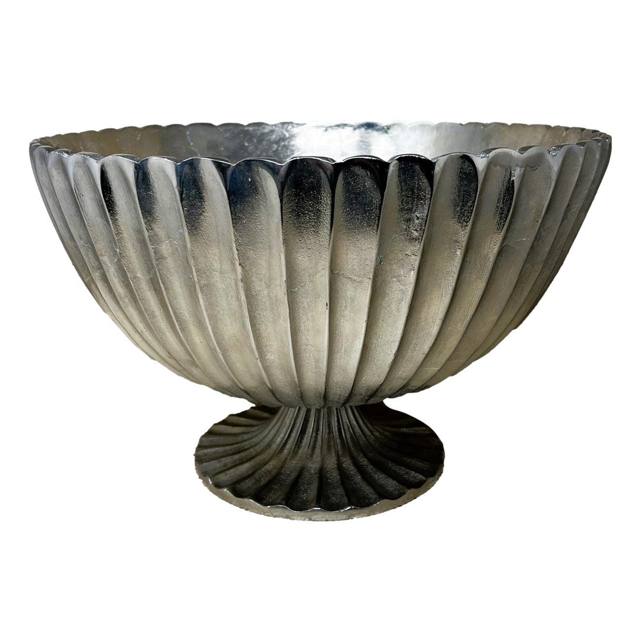 Large Hand-Cast Silver Aluminum Magnum Champagne and Wine Beverage ...