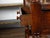 An English mahogany trolley from the early 19th century, with two drawers and brass casters. Created in England during the...