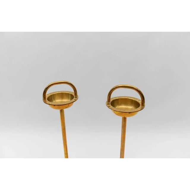 Brass Ashtray Stand in the style of Carl Auböck, 1950s For Sale - Image 10 of 11