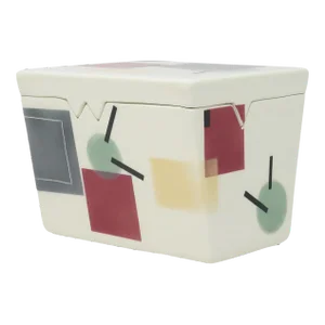 Postmodern Ceramic Box by Rita Duvall (1987)