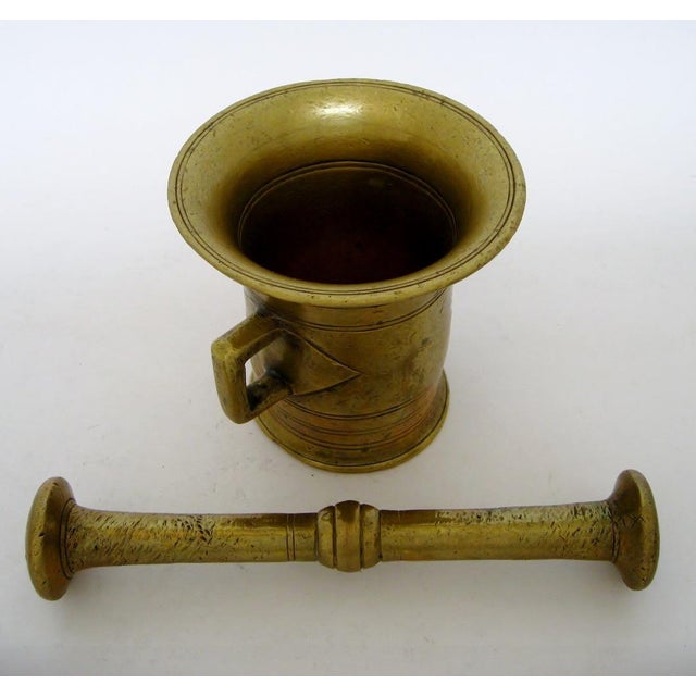 Antique Brass Mortar & Pestle Chairish
