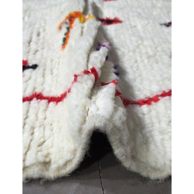 Moroccan Tribal Wool Rug - 8 X 4.9 Ft For Sale - Image 4 of 8