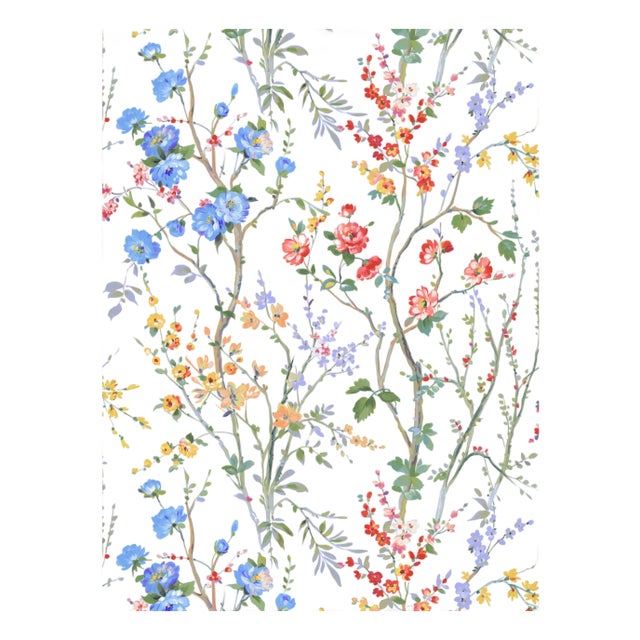 Sample - The House of Scalamandré Potpourri Wallpaper, Garden Multi For Sale