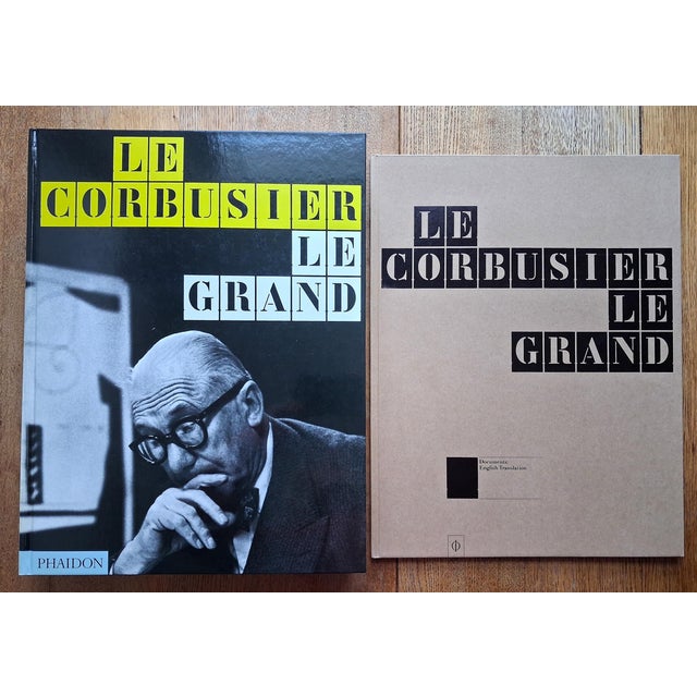 Visual biography of the life and work of Le Corbusier. 1st Edition. Two volume set in slipcase. This slip-cased, oversized...