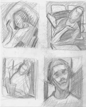 1950s Modern Portrait Studies