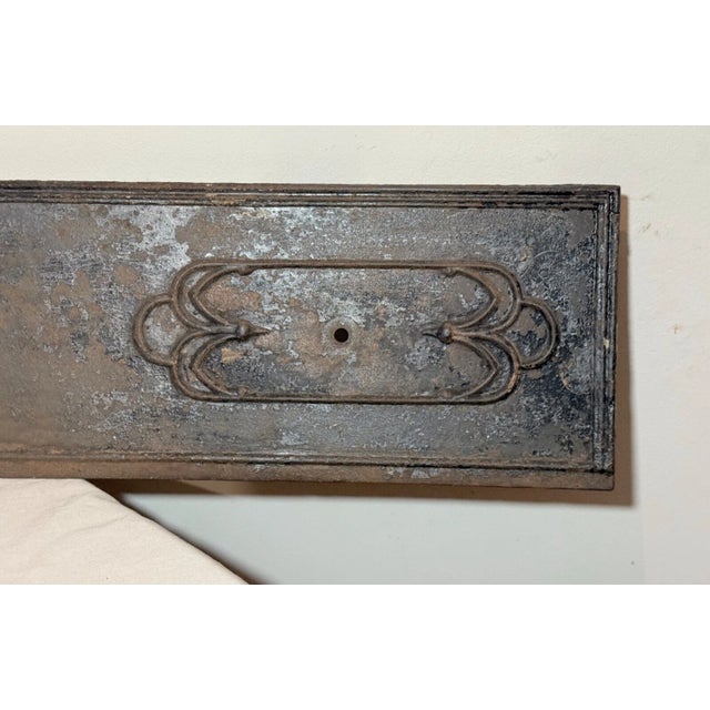 Large Antique the Union Factory Architectural Salvage Door Eagle Pediment Gothic For Sale - Image 11 of 15