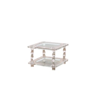 French Coffee Table in Acrylic Glass from Maison Roméo, 1970s For Sale