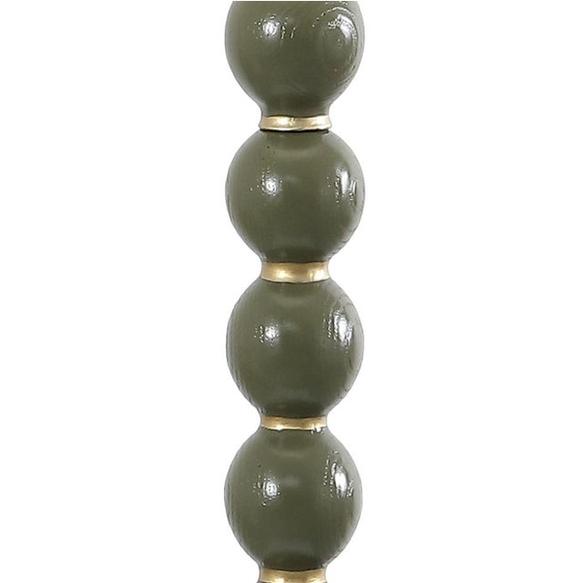 Callie 66" Green/Gold Ball Floor Lamp For Sale In Philadelphia - Image 6 of 8