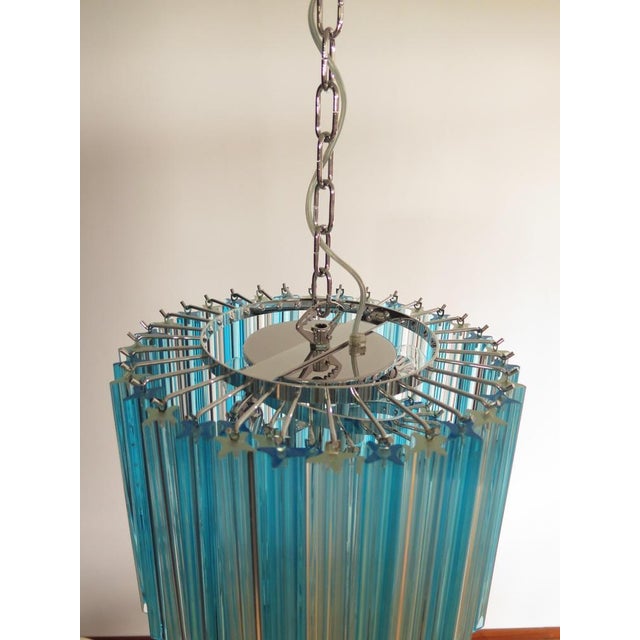 Murano Crystal Prism Chandeliers, 1990s, Set of 2 For Sale - Image 11 of 18