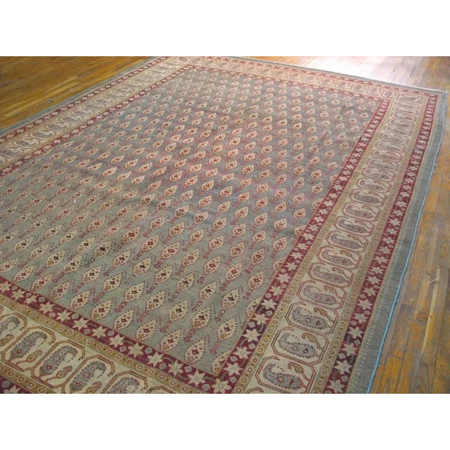 Early 20th Century N. Indian Amritsar Carpet ( 9'9" x 13'4" - 297 x 406 ) For Sale In New York - Image 6 of 12