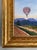 Contemporary Oil on Canvas Landscape With Hot Air Balloon, Signed & Framed For Sale In New York - Image 6 of 10