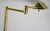 Mid-Century Modern Late 20th Century Brass Floor Lamps W Reticulated Swing Arms - a Pair For Sale - Image 3 of 7