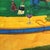 Wood Secrets Beneath the Aftertaste - Original Surrealist Figurative Acrylic and Wool Mixed Media Painting For Sale - Image 7 of 8
