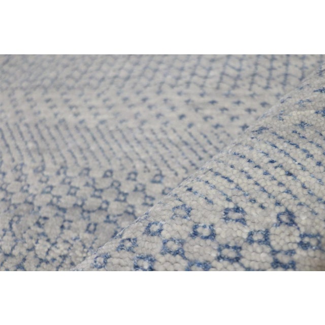 Transitional Pasargad Home Transitional Silver Area Rug, 10' 0'' X 14' 0'' For Sale - Image 3 of 5