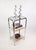Vintage Chrome Shelving Unit with Glass Shelves, 1970s For Sale - Image 3 of 9