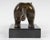 Sculpture of a Cat, Bronze on Marble Base, 20th Century. For Sale - Image 6 of 12