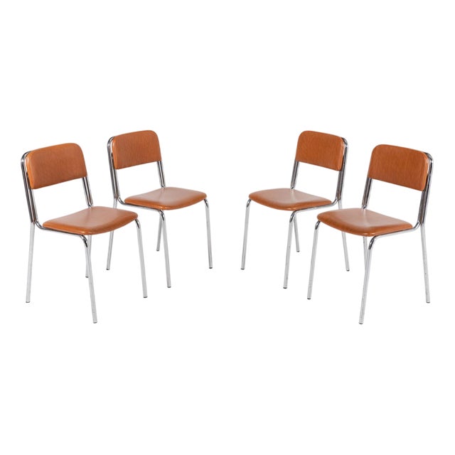 Set of Mid-Century Modern Italian Chairs, 1960s For Sale