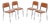 Set of Mid-Century Modern Italian Chairs, 1960s For Sale