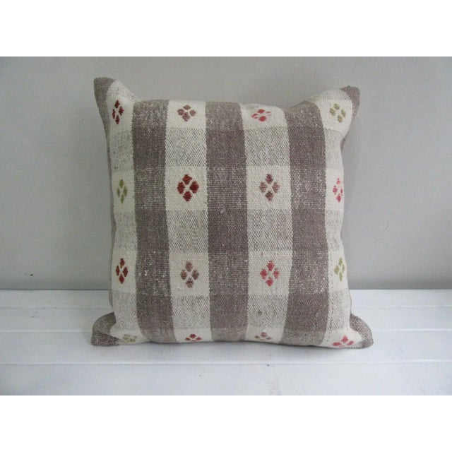 Handmade Decorative Kilim Pillow Cover For Sale - Image 4 of 4