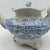 Cream Early 19th Century English Blue & White Transferware Teapot, Staffordshire c.1820 For Sale - Image 8 of 12