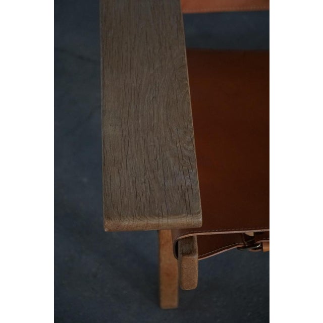 Danish Modern Hunting Chairs in Oak and Leather attributed to Kurt Østervig, 1960s, Set of 2 For Sale - Image 6 of 16