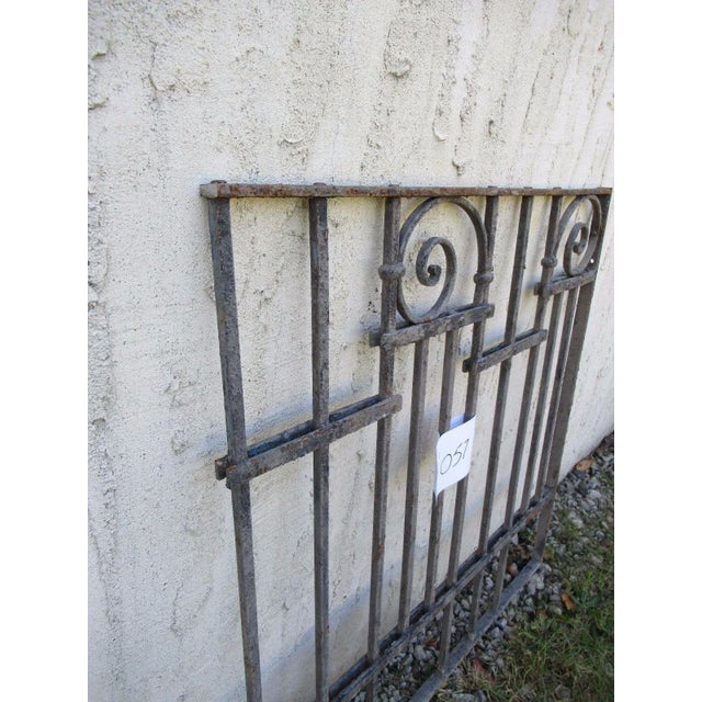 Antique Victorian Iron Gate For Sale - Image 5 of 6
