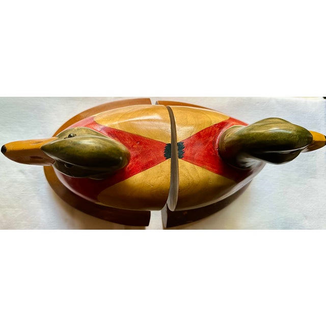 Vintage Wooden Duck Bookends For Sale - Image 10 of 10