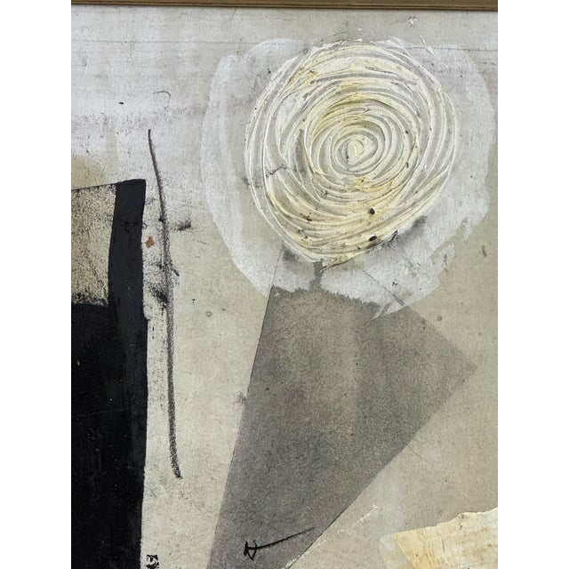 Abstract Graham Harmon Black and White Abstract Painting For Sale - Image 3 of 9