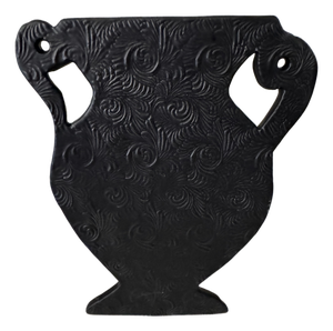 Wonky Brocade Textured Silhouette Vase