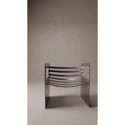 Nerve Armchair in Stainless Steel by Metalmorphosis Studio For Sale - Image 10 of 13